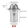 Roof Floor Drain, Round 3in/4in/5in Stainless SteelOutdoor Roof Floor Drain,