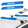 WONITAGO Soft Roof Rack Pads with Two 15 Ft Tie