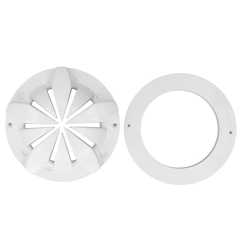 Swimming Pool Main Drain PVC White Round Hot Spring Pool