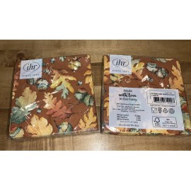 NEW LOT 2 PAPER NAPKINS 20 PC Acorns &Leaves-THANKS