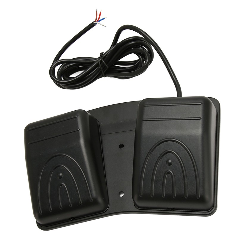 Double Foot Switch High Power Self Locking 2 Wire Foot