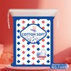 Color-Edged Makeup Cotton Pads & Swabs Series: Thin, Thick Under-Eye, and Disposable Moisture-Saving F5091 Thin Cotton 600 pieces 10ea