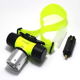 JUNCHI 20000 Lumens Scuba Diving Headlamp LED Submarine Lights Dive Light Waterproof Underwater Safety Head Lamp Strobe Flood Headlight for Under Water Deep Sea Cave at Night