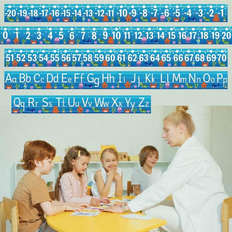 32Pcs A to Z Alphabet and -20-100 Number Cards Boho