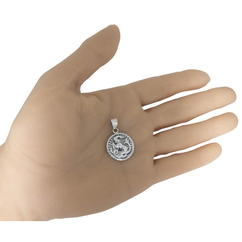 AFP ASt-12 Capricorn Pendant 925 Sterling Silver, Sterling Silver, No