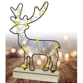My Home LED Reindeer with 20 LEDs and Stand