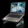 ACOMPATIBLE Laptop Stand for Desk,Ergonomic Adjustable Height Computer Riser,Clear Acrylic