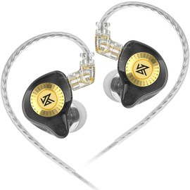 KZ Edx Auriculares dinámicos ultra actualizados con cable para intraaurales de alta fidelidad, música bassy IEMs, sonido estéreo/auriculares (sin micrófono, Edx-Ultra)