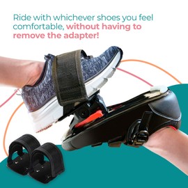 SELINA Toe Cages Compatible with The Peloton Bike - Toe Clips Bike Pedals for Peloton Bike and Bike Plus - Use Regular Shoes - Shoe Cage for Peloton Pedal Converter - Ride with Sneakers