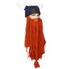 LUTICELI Beard Hats Funny Beanie Hat Handmade Knit Wig Hat