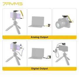 7RYMS iRay DW10 Wireless Microphone System with 1 Receiver + 2 Microphones + 1 Charging Case 200M Transmission Range 15h Duration Smart Noise Reduction Built-in BT 5.3 Compatible with Android Phones Computer Laptop Camera for Live Streaming Interview Vlo