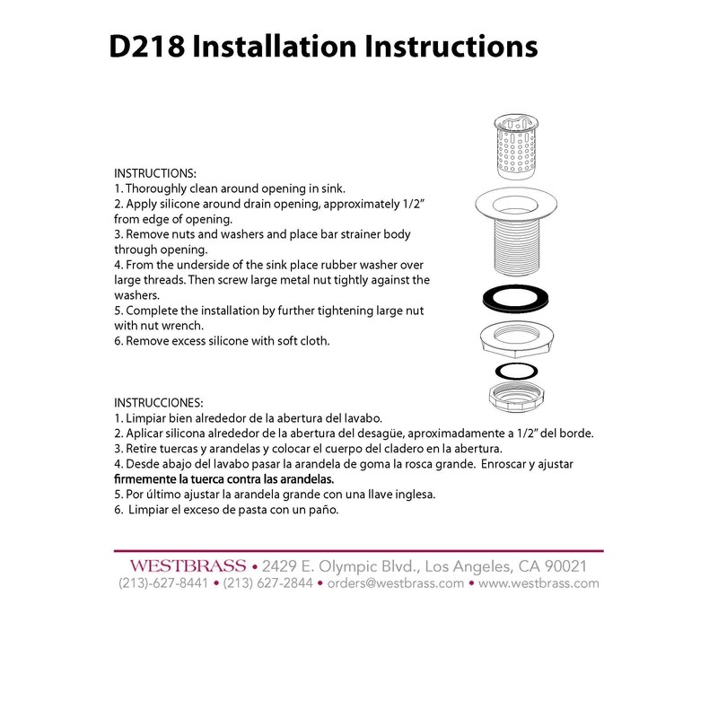 Westbrass D218-20 Junior Bar and Laundry Sink Drain Assembly with
