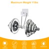 Adhesive Shower Curtain Rod Holder, 6 Pack Curtain Rod Bracket