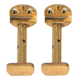 GEWA chinrest screw violin, model Hill, 1 pair, nickel-plated