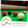 Mikinona 2pcs Billiard Ball Rack Solid Hardwood Pool Table Ball