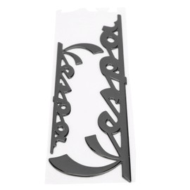 Motorbike Badge Sticker, Emblem Sticker 3-Dimensional Decal for Vespa GTS300 LX125 LX150 IE Sprint Primavera 300 LX LXV Super(Black)