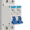 2 Poles Circuit Breaker MCB Miniature Leakage Breaker Waterproof Distribution