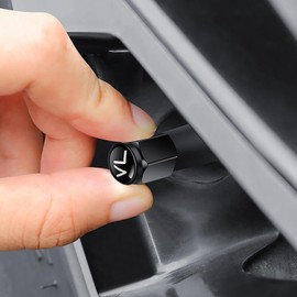 iwontalersy 20 Stück Ventilkappen mit Beschriftung,Ventilkappen für Autoreifen,Mit Dichtung,Geeignet für Autos,Motorräder,Fahrräder