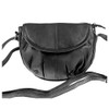 Bag Street Small Nappa Leather Shoulder Bag XS, Black/Black