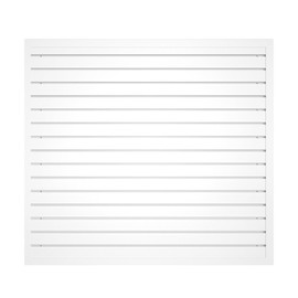 NeatiEase Slatwall Panel Wall Storage Systems, 4 x 4ft Slat Wall Paneling Garage Wall Organizer, Heavy Duty Wall Mounted PVC Wall Rack (White)