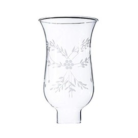 B&P Lamp 1 5/8 Inch by 6 1/2 Inch Cut Flower Hurricane Shade