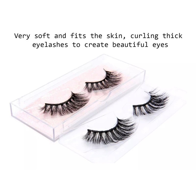 Dysilk 5 Pares De Pestañas Postizas Vista 3d Mullidas Pestañ