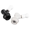 2Pcs Home Brewing Ball Lock Keg Connector + 8mm‑1/4in FFL