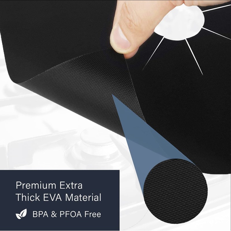 Gas Stove Burner Covers by Linda’s Essentials (10 Pack) -