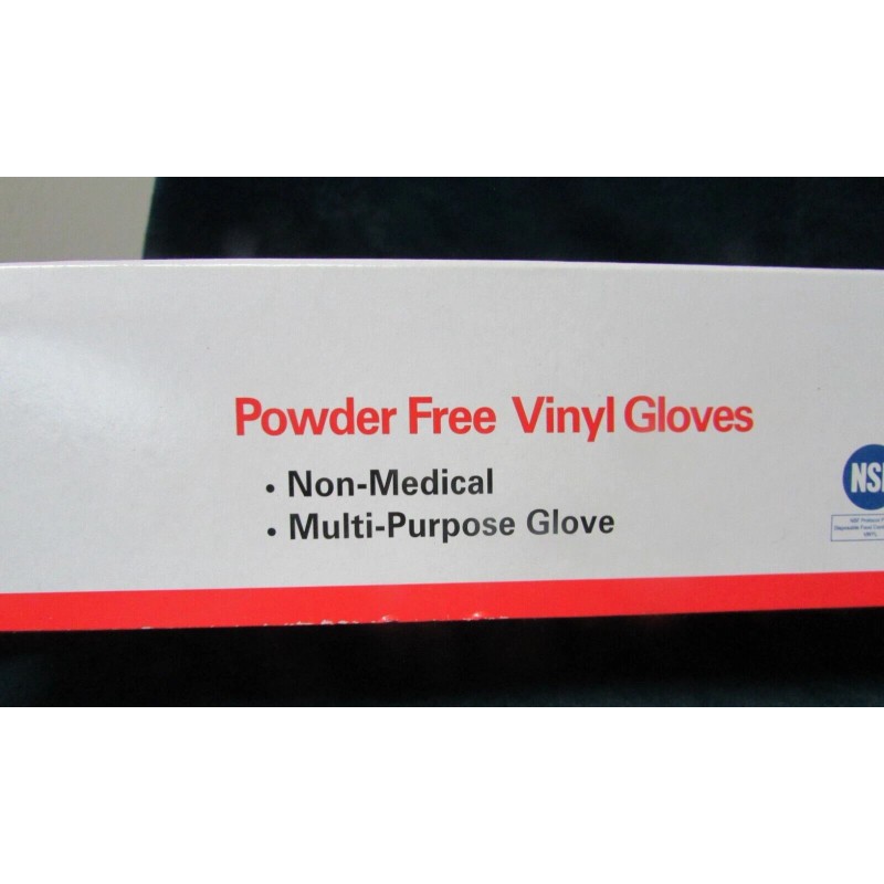OMAR 100 Small Vinyl Gloves Powder Free Disposable Premium Food