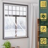 Flehomo 120 x 160 cm Window Insulation Kit, Adjustable Window