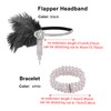 PLULON 8 Pieces 1920s Flapper Great Gatsby Accessories Set Fashion