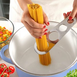 ARIATI Single Stainless Steel Spaghetti Measuring Tools for Perfect Portions - Ideal Pasta Noodle Portion Control Accurate Measurement Dishwasher Safe