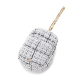 Gelato Pique PWGB245654 Women's Plaid Square Pouch, BLU Free Size