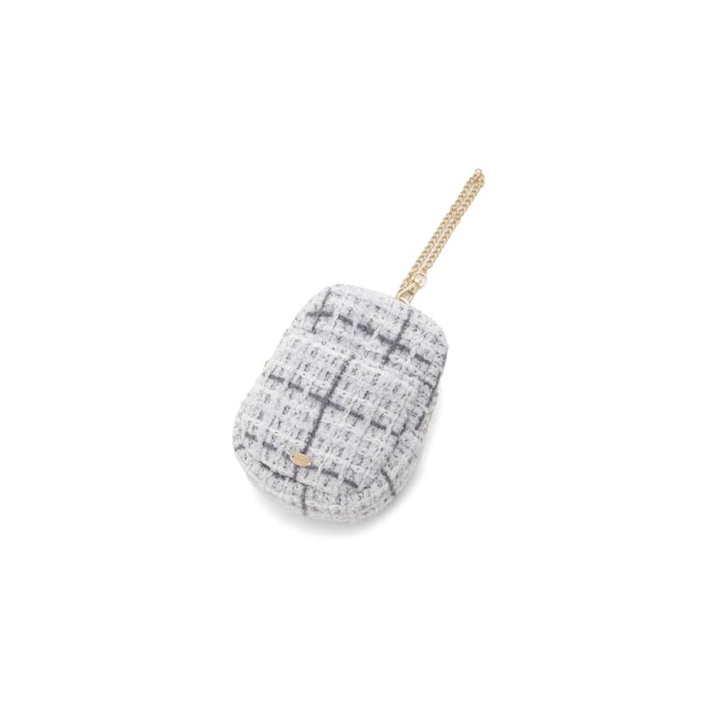 Gelato Pique PWGB245654 Women's Plaid Square Pouch, BLU Free Size