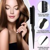 Hair Slick Brush, 3 Pcs Slick Back Hair Brush, with