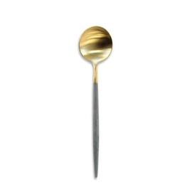 Kuchipole GO.08 GRGB Dessert Spoon GOA Gray x Gold