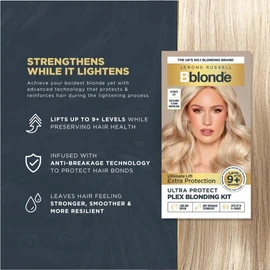 Jerome Russell Bblonde Ultra Protect PLEX Blonding Kit | Lifts Up to 9+ Levels | PLEX Technology for Protection and Conditioning