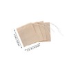 COLLBATH 200pcs Disposable Tea Filter Bags with Drawstring Loose Tea