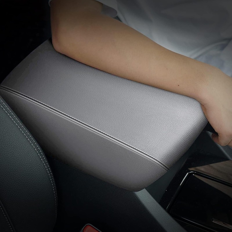 AOMSAZTO Light Gray Console Covers for 2013-2018 Subaru Forester Armrest