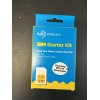 H20 h2o Smart SIM Starter Kit 3-in-1 GSM SIM Card Yellow, Grey, Credit Card Sized