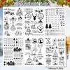 Rub on Stickers, Pack of 6 Rub On Stickers Christmas,