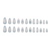 RUOKEXIN Almond Press on Nails Medium Fake Nails Sparkly False