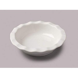 Kitchenware & Tools Contemporary Design Simple Pattern Fluted Ceramic Tart Pie Dish (16cm Diameter)