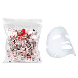 100Pcs Compressed Facial Mask Disposable Cotton Mask Paper DIY Facial Masks Sheet Cosmetic Makeup Tool for Home Beauty Salon Skin Care