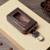 Bakun - Funda de piel para llave de coche, con