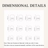 Juneyemo 24 Pcs Short Square False Nails Shimmery Press On