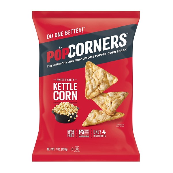Popcorners Kettle Corn Snack | Gluten Free, Vegan Snack | (12 Pack, 7 oz Snack Bags), Carnival Kunce Pack (ASINPPOTLMCM2950)