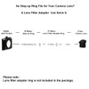 Matte Box Adapter Ring, Lens Adapter Step Up Ring for