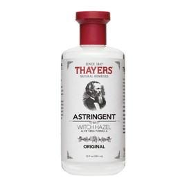 Thayers Witch Hazel with Aloe Vera, Original Astringent 12 oz (Pack of 5)