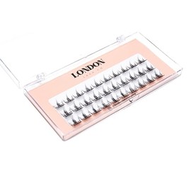 London Lash Co Natural – Classic D Curl Eyelash Extensions | Lightweight & Soft Lash Trays for Professional Lash Artists | Black, Mixed Lengths